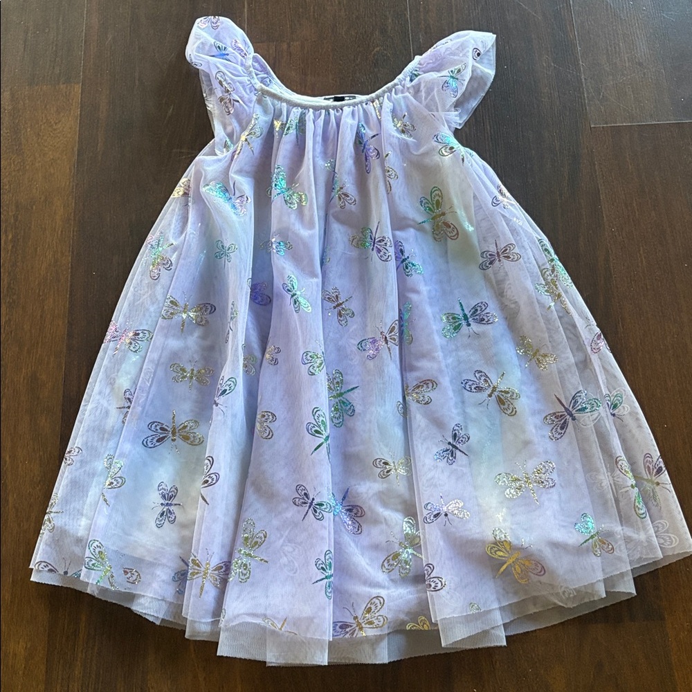 Zunie Lavender Dress with Sparkle Accents